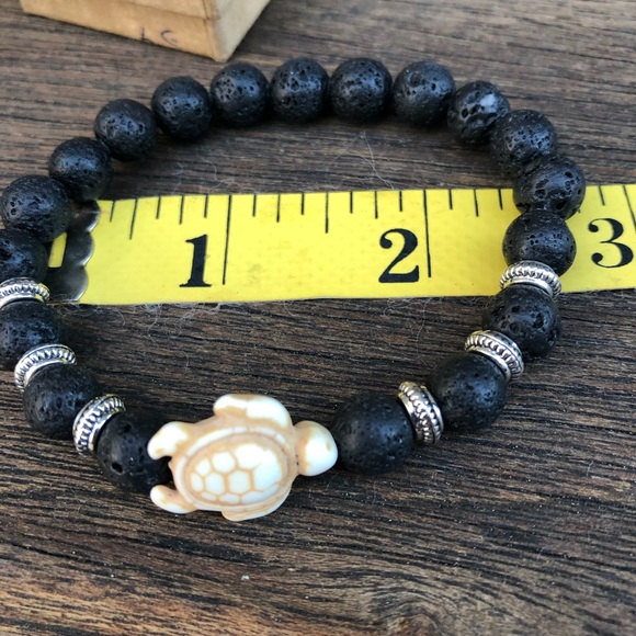✨VOLCANIC LAVA STONE DIFFUSER BRACELET-NATURAL - Picture 5 of 7